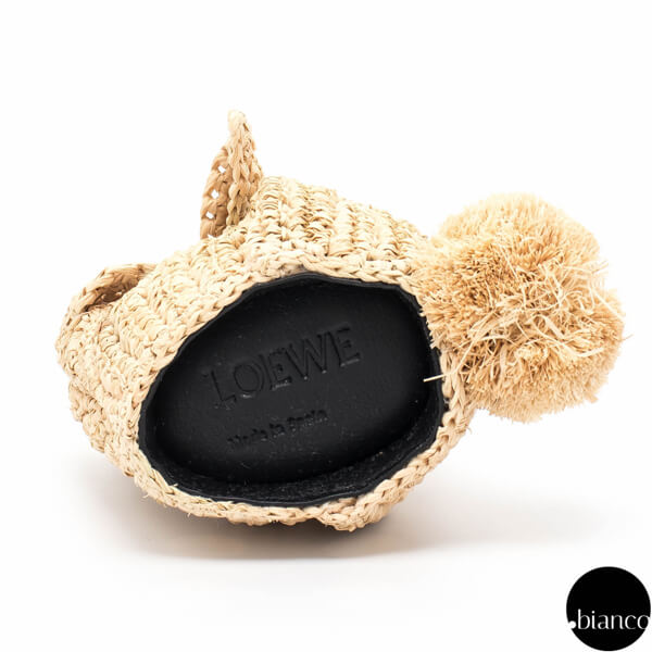 ロエベ コピー ラフィアアニマル コイン&キーチャーム プレゼントに 129.07.T40.2123